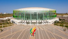 La Dakar Arena à Diamnadio. © Youri Lenquette pour JA