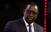 Macky Sall à Paris, en février 2022 © SARAH MEYSSONNIER/AFP