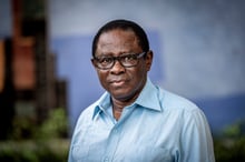 Pape Diop, l’ancien maire de Dakar, le 23 janvier 2022. © Sylvain Cherkaoui pour JA