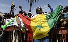 Lors de la manifestation de l’opposition sénégalaise, le 8 juin, à Dakar. © SEYLLOU/AFP.