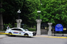 YUn véhicule de la police canadienne. © Mohamed Kadri/AFP