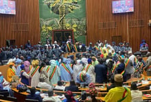 Incidents à l’Assemblée nationale sénégalaise lors de l’installation de la 14e législature, le 12 septembre 2022. © DR