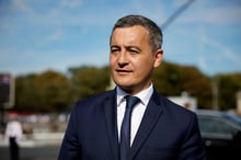 Le ministre de l’Intérieur, Gérald Darmanin, , le 14 juillet 2022 à Paris. French Interior Minister Gerald Darmanin arrives to attend the Bastille Day military parade on the Champs-Elysees avenue in Paris on July 14, 2022. © SARAH MEYSSONNIER/POOL/AFP