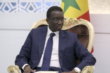 Le Premier ministre sénégalais Amadou Ba, alors ministre de l’Économie, à Ankara (Turquie), le 18 janvier 2018. © Ahmet Izgi/Anadolu Agency/AFP