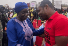 L’ancien Première ministre Aminata Touré, dite Mimi Touré (à g.), et le député anti-impérialiste Guy Marius Sagna. © DR.