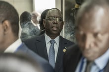 Macky Sall à la Conférence de l’UA au siège de l’Union africaine à Addis-Abeba, le 19 février 2023. © Amanuel Sileshi / AFP