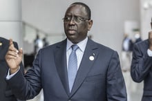 Macky Sall lors de la 36e session ordinaire de l’Assemblée de l’Union africaine (UA) à Addis-Abeba, le 19 février 2023. © AMANUEL SILESHI/AFP