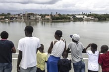 Depuis le 2 juin 2023, les navires du Consortium sénégalais d’activités maritimes (Cosama), qui assurent la liaison Dakar-Ziguinchor, n’ont pas repris leurs activités. © JOHN WESSELS/AFP