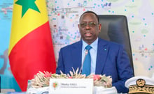 Macky Sall lors du Conseil présidentiel sur le développement territorialisé de la région de Sédhiou, le 28 février 2023. © Papa Matar Diop / Présidence de la République du Sénégal