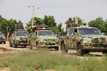 Une patrouille de soldats nigérians, en 2019. (illustration) © Photo by – / AFP