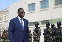 Le président sénégalais Macky Sall, à Dakar, le 3 août 2023. © SEYLLOU/AFP