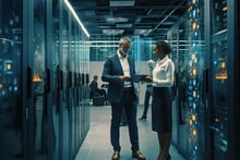 L’ambition des deux acteurs, N+One et AIIM, est de créer « une plateforme panafricaine de datacenters et de services cloud dont la capacité à court terme sera de 40 mégawatts ». © Adobestock Image