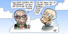 Le président Léopold Sédar Senghor est mort le 20 décembre 2001 à Verson, en France, où il s’était retiré depuis son départ volontaire du pouvoir, le 31 décembre 1980. © Glez