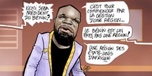 Sur le réseau X, le militant panafricaniste Kemi Seba n’exclue pas de se présenter à l’élection présidentielle béninoise prévue en 2026. © Damien Glez