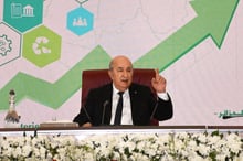 Le président algérien Abdelmadjid Tebboune, à Alger, en janvier 2023. © Algerian Presidency / ANADOLU AGENCY / Anadolu via AFP.