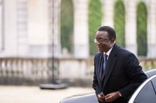 Le Premier ministre sénégalais, Amadou Ba, au cinquième séminaire intergouvernemental franco-sénégalais, le 12 août 2022, au château de Champs-sur-Marne (Seine-et-Marne, France). © XOSE BOUZAS/Hans Lucas via AFP