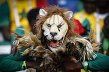 Un supporter du Sénégal avant le match du groupe H entre le Sénégal et la Colombie lors de la Coupe du monde de football 2018 à Samara, le 28 juin 2018. © Efrem Lukatsky / AP/ SIPA