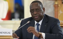 Le président sénégalais Macky Sall, le 17 juin 2023. © EVGENY BIATOV/RIA NOVOSTI/AFP