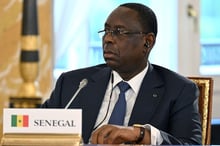 Le président sénégalais Macky Sall, le 17 juin 2023 à Saint-Pétersbourg. © PAVEL BEDNYAKOV/RIA NOVOSTI/AFP