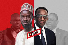 Ousmane Sonko, Bassirou Diomaye Faye, Amadou Ba, Macky Sall. Bassirou Diomaye Faye, Ousmane Sonko, Amadou Ba, Macky Sall © MONTAGE JA : Pastef ; Facebook Ousmane Sonko ; Sylvain Cherkaoui pour JA ; Flickr Présidence de la République du Sénégal