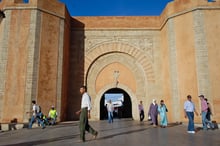 La porte Al Had (Bab Al Had) de la médina de Rabat. © Vincent Fournier/JA