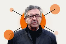 Les réseaux de Jean-Luc Mélenchon © Montage JA