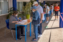 Premier tour des législatives françaises à Rabat, en juin 2022 © (Photo par FADEL SENNA / AFP)