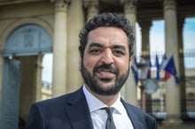 Karim Ben Cheikh, député de la 9e circonscription des Français de l’étranger, à l’Assemblée nationale, le 21 juin 2022. © Isa Harsin / Sipa