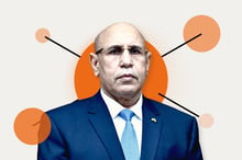 Le président mauritanien, Mohamed Ould Cheikh El Ghazouani, est candidat à un second mandat. © Montage JA