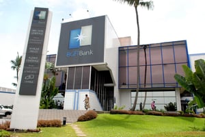 L’agence centrale de BGFI Bank à Libreville. © Xavier Bourgois pour JA