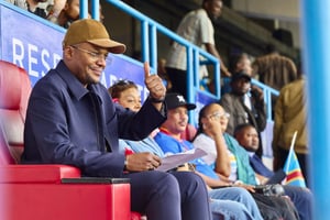 Le ministre congolais des Sports et des Loisirs, Didier Budimbu, le 22 mars 2025. © Présidence RDC/Ministère des Sports et Loisirs/ X