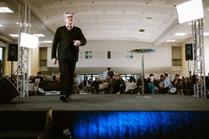 Le leader de la France insoumise, Jean Luc Mélenchon, à Toulouse, le 1er février 2025. © Pat Batard/Hans Lucas via AFP