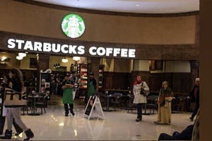 Café Starbucks du Morocco Mall de Casablanca. © DR