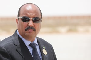 L’ex-président mauritanien Mohamed Ould Abdelaziz, en juillet 2018 à Nouakchott (archives). © Photo by Ludovic MARIN / POOL / AFP