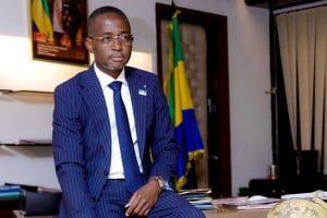 Sosthène Nguéma Nguéma, le ministre gabonais des Mines.