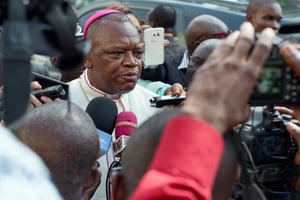 Marcel Utembi, président de la Conférence des évêques catholiques du Congo. © Robert Carrubba/REUTERS