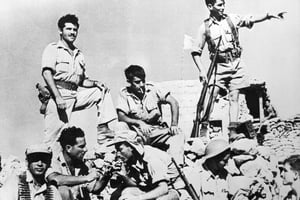 Des soldats israéliens au repos pendant la guerre de 1948. © IPPA/CAMERAPRESS/GAMMA