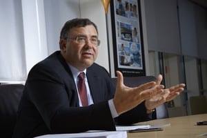Patrick Pouyanné, président-directeur général de TotalEnergies. © Bruno Lévy pour JA