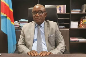 Bernard Takaishe a été vice-ministre de la Justice en RDC entre 2019 et 2021. © DR