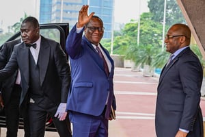 Téné Birahima Ouattara lors du premier Conseil des ministres du nouveau gouvernement à Abidjan, le 24 janvier 2026.