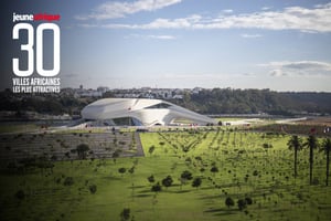 France's First Lady Brigitte Macron and Princess Lalla Hasna of Morocco during the inauguration of the Grand Theatre of Rabat, on October 29 2024, as part of a three-day state visit by the French president to Morocco.