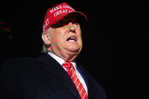 Le président américain, Donald Trump, dans le Maryland, le 30 mai 2025. © SAUL LOEB / AFP