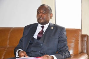 James Mouangue Kobila, le président de la Commission des droits de l’homme du Cameroun. © MABOUP