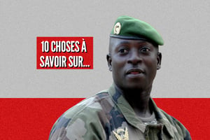 Chérif Ousmane, ex-comzone devenu chef d’état-major de l’armée de terre ivoirienne. © Montage JA : Luc Gnago / Reuters