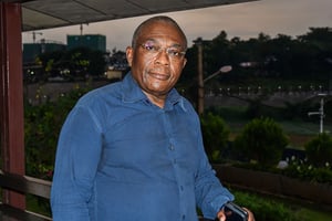 Jean-Michel Nintcheu, à Yaoundé le 7 juillet 2022. © MABOUP pour JA.