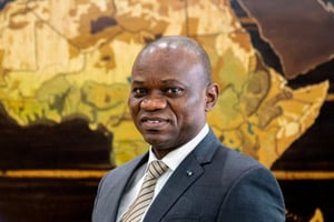 Brice Clotaire Oligui Nguema, président de la transition au Gabon, en décembre 2023. © Présidence de la République gabonaise.