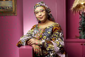 Djaïli Amadou Amal, à Paris, le 2 juin 2022 © Bruno Lévy pour JA