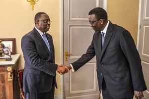 Le président Macky Sall et son Premier ministre Amadou Ba, le 17 septembre 2022. © Présidence du Sénégal