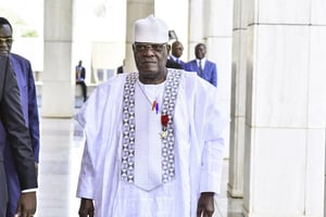 Cavayé Yéguié Djibril, le président de l’Assemblée nationale du Cameroun. © Maboup