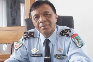 Le général Richard Ravalomanana devient président par intérim le 27 octobre 2023. © DR